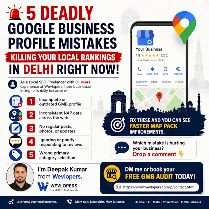 do complete google search, maps and ai visibility audit