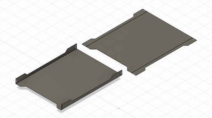design precision sheet metal cad and laser ready dxf flat