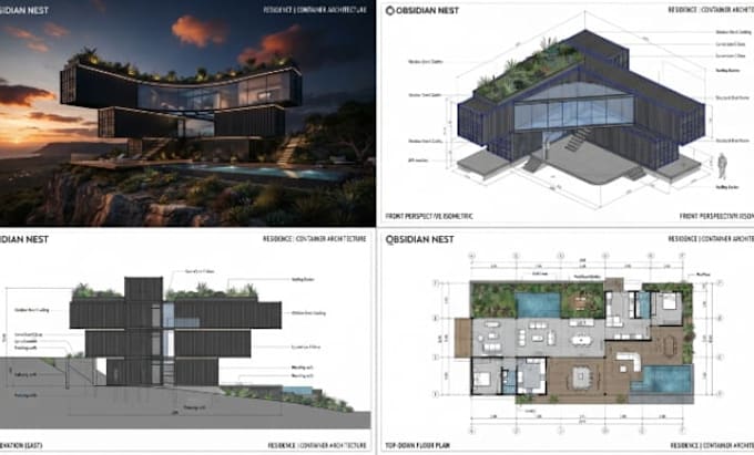 design modern 3d shipping container homes and prefab houses