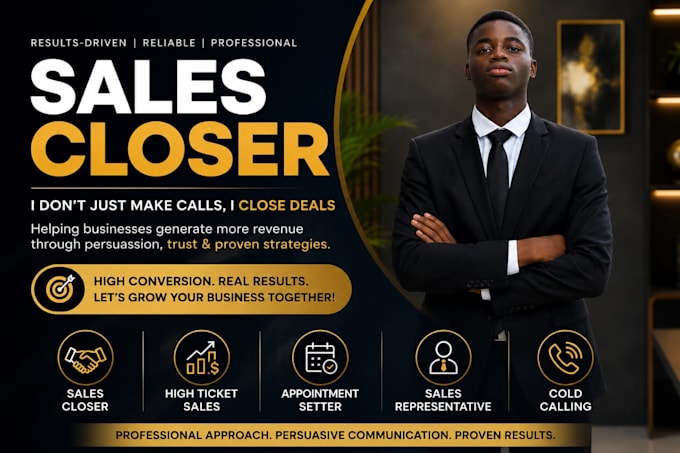sales closer commission based sales closer b2b sales representative sales