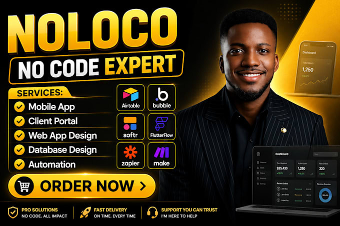 design noloco client portals, softr noloco client portal, zapier and airtable