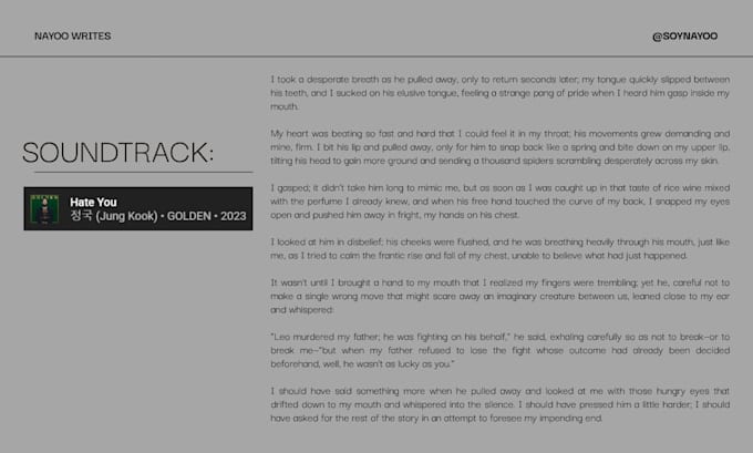 write a custom romance and spicy fiction story