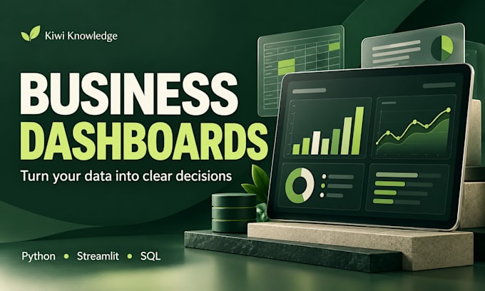 build a custom business dashboard with python and streamlit