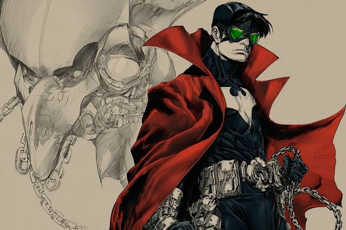 comic book illustration, graphic novel design and variant