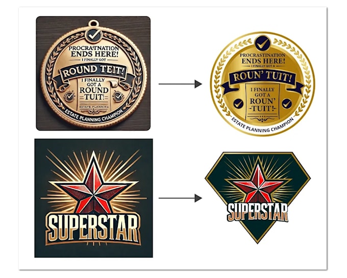 do vector tracing, 3d vector logo, vectorize image to svg, eps, ai vector file