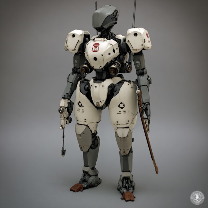 illustrate your mecha, robot and armored characters