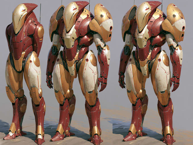 do retro mecha or scifi gundam art
