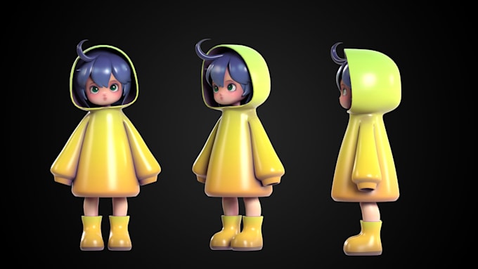 do hardsurface modelling and character modelling