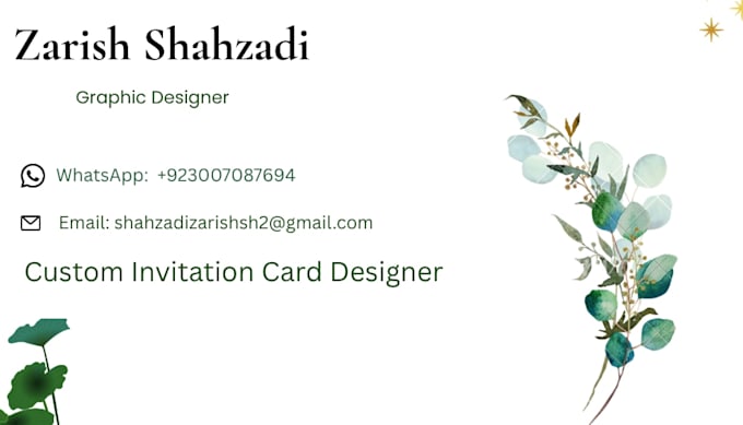 design a professional modern business card
