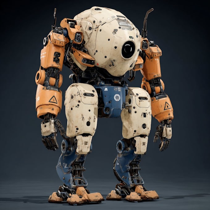 do custom robot, mecha and cyborg character