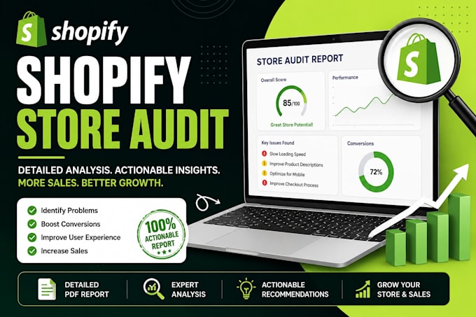 perform a complete shopify store audit with actionable recommendation