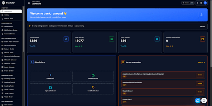 build a custom lms or student portal with nextjs and postgresql