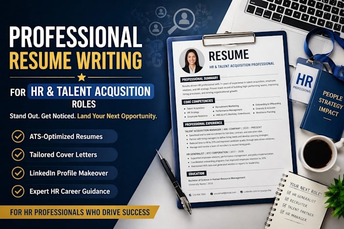 provide ats resume, cover and linkedin profile optimization