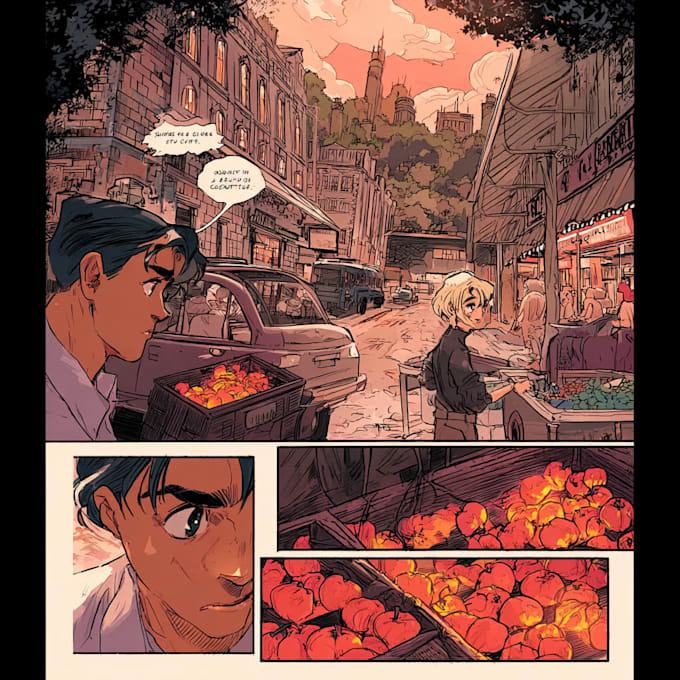comic book illustration comic art graphic novel comic artist