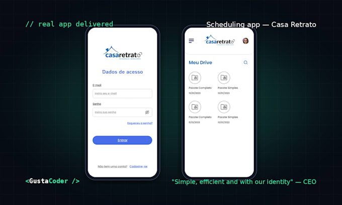 build a booking and scheduling app for android and ios