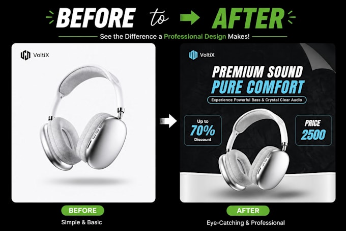 design ecommerce product social media posts