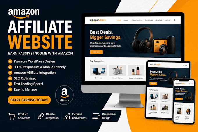 create a professional amazon affiliate wordpress website