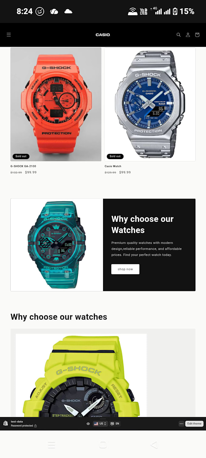 build a professional  shopify store and do product listing
