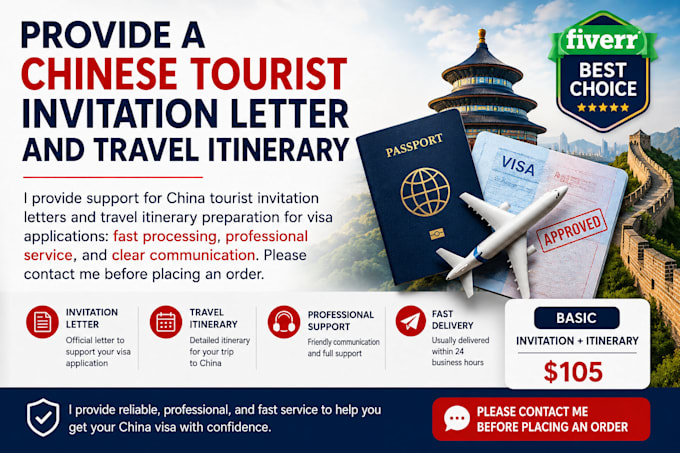 provide a chinese tourist invitation letter