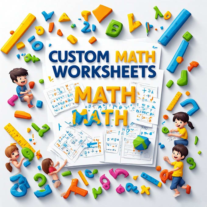 create custom kids worksheets