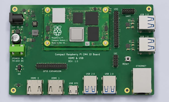 design raspberry pi cm4 cm5 carrier board pcb io board and embedded hardware