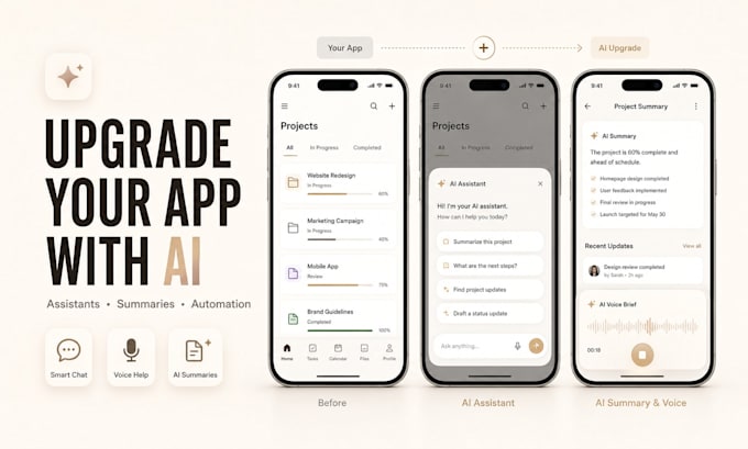 integrate chatgpt, gemini or claude into your mobile app