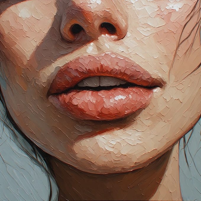 draw digital oil painting