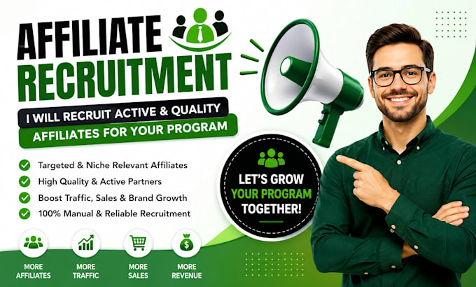 do affiliate recruitment and build your affiliate program