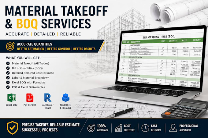 do material takeoff and boq