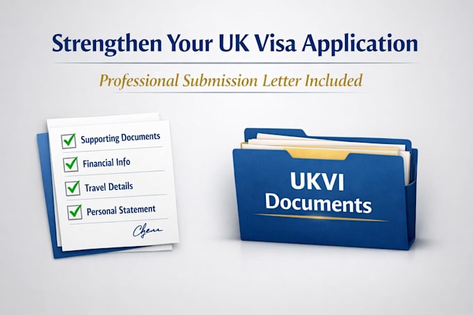 write custom professional UK visa cover letter