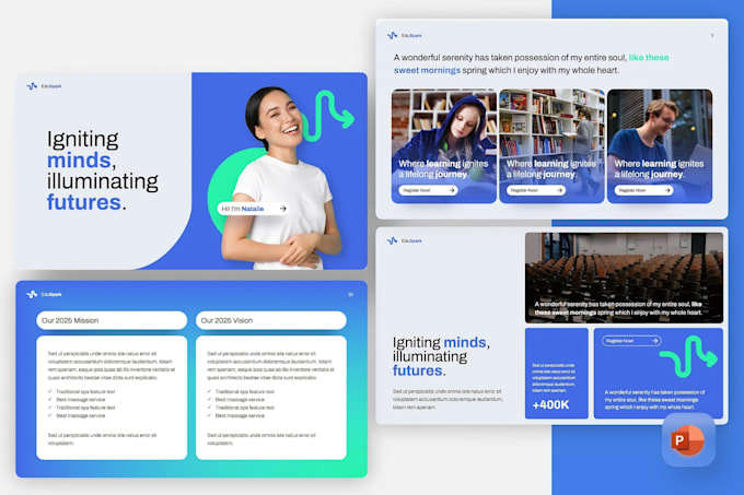 design, redesign pitch deck, powerpoint presentation, google slides and canva