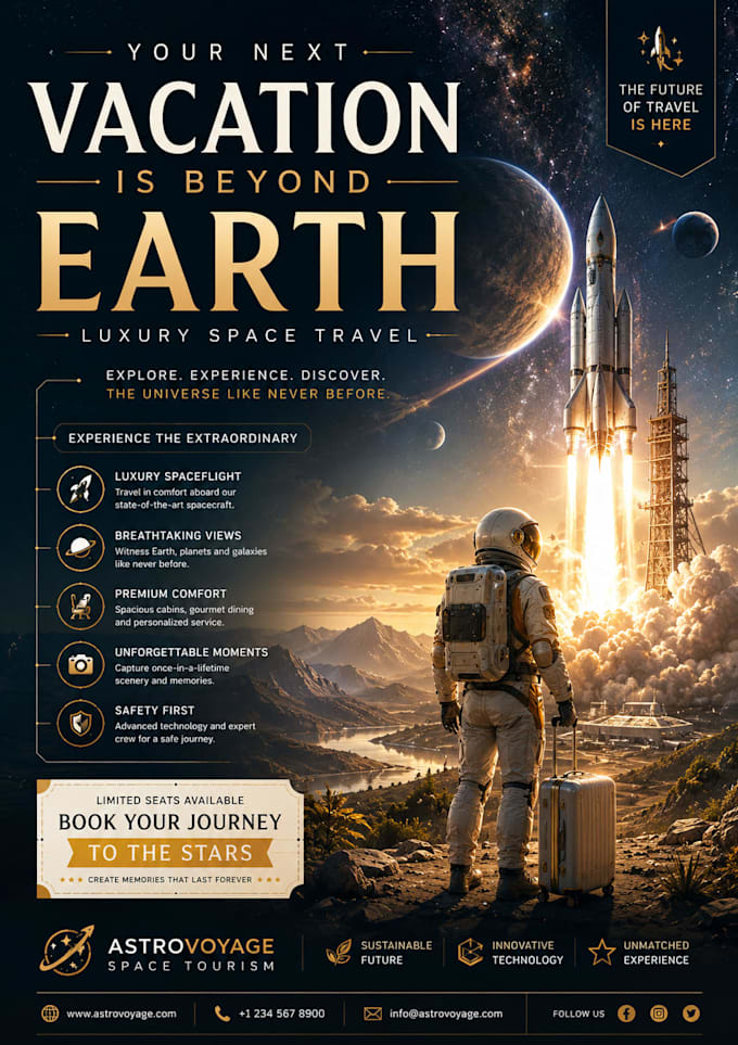 flyers, brochures, posters, and menus