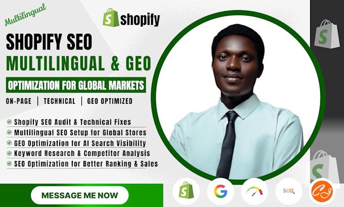 do shopify multilingual SEO and GEO optimization for global markets