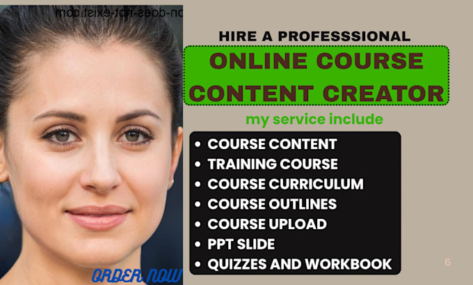 create professional online course, elearning content