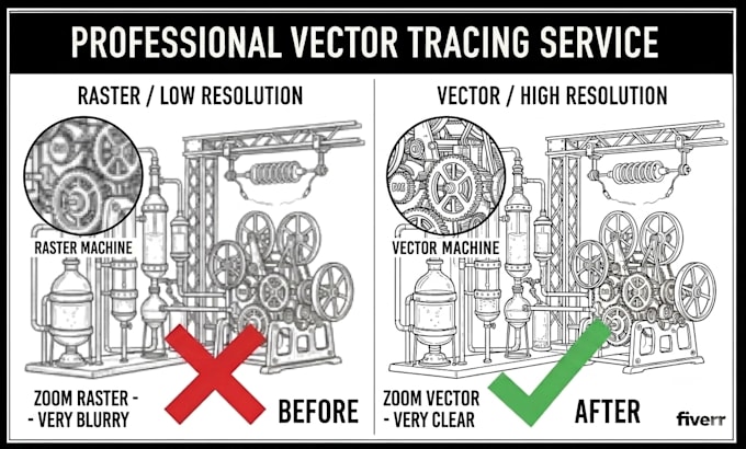 manually vectorize and clean ai image to vector quickly