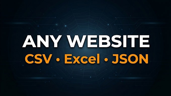 do web scraping and data extraction from any website using python