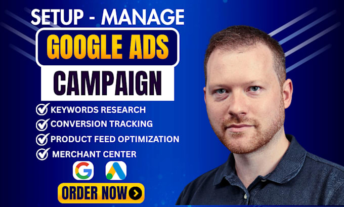 google ads search campaign setup, PPC management and performance max expert