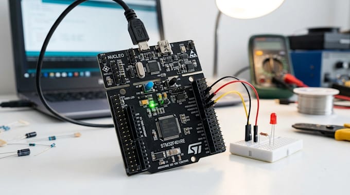 prototype embedded electronics using esp32, stm32, and arduino
