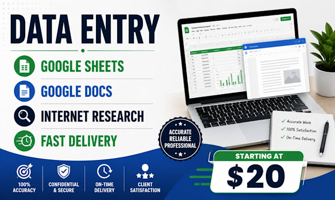 do google sheets and data entry