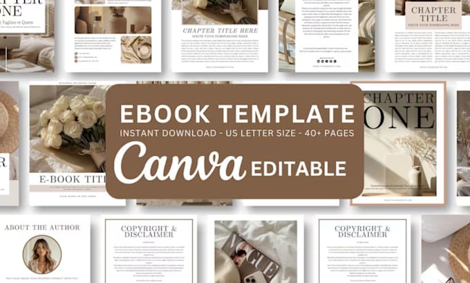 design editable canva ebook canva workbook, lead magnet, journal, pdf design