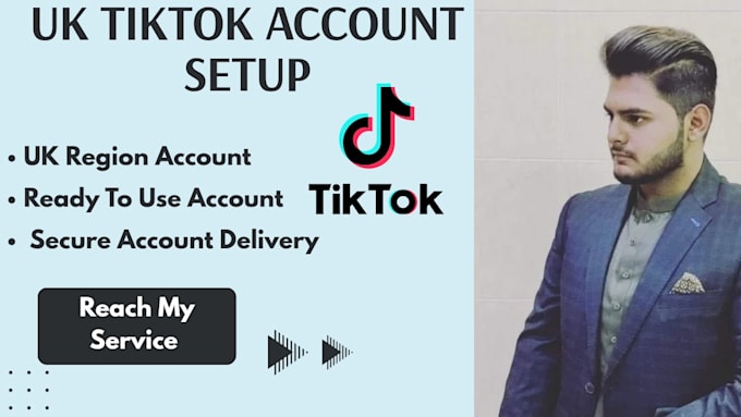 create and set up UK tiktok account