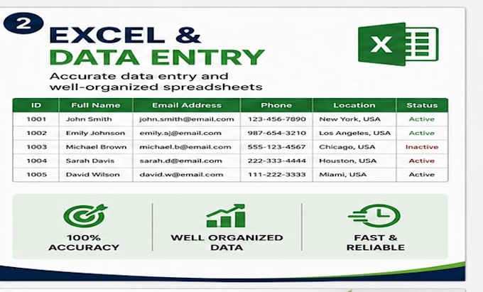 do accurate data entry, web research and copy paste