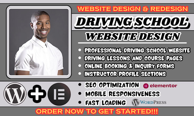 driving school website, driving instructor website, driver education website