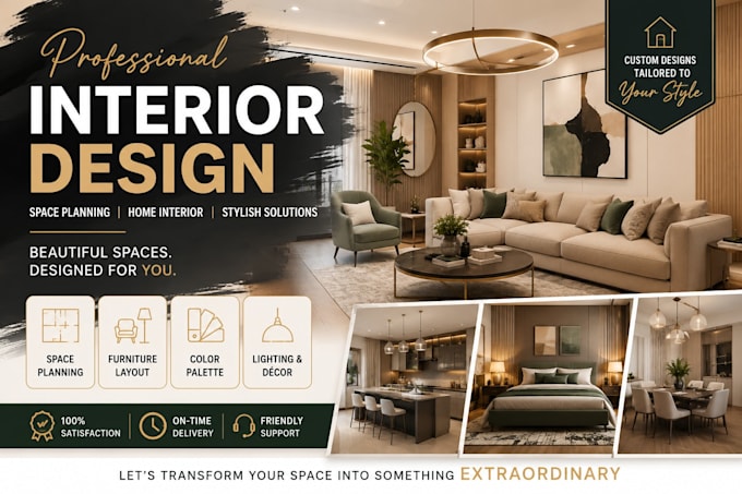 create professional interior design, space planning, and home interior solutions