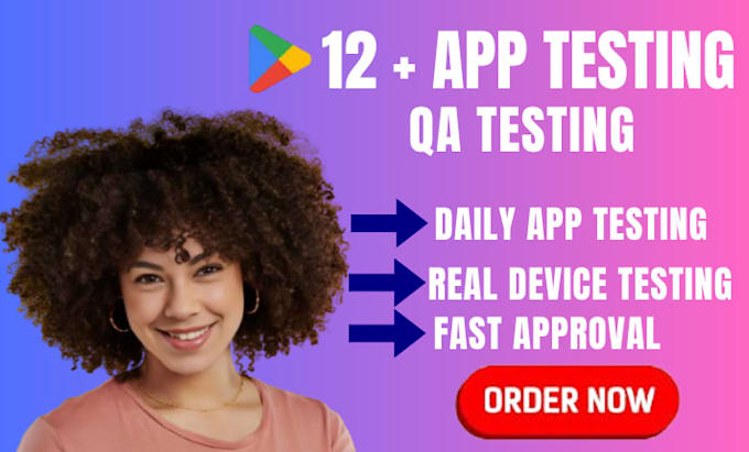 provide 12 or 20 testers for goggle play console closed testing app for 14 days