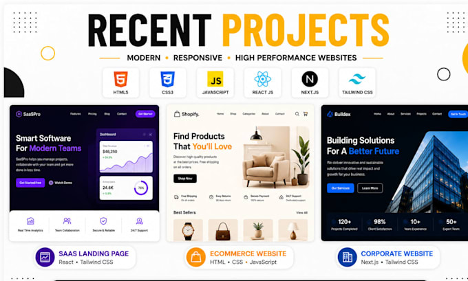 website development as full stack web developer, front end, backend developer
