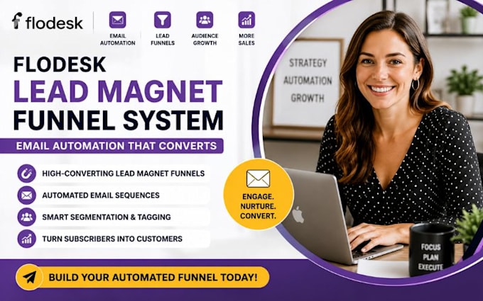 create flodesk lead magnet funnel flodesk email automation