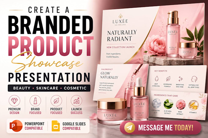 create a branded product showcase presentation