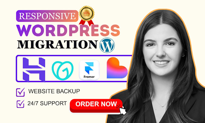 migrate figma, hostinger, showit, lovable to wordpress using elementor pro