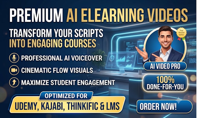 ai elearning course videos, animated explainer, training videos